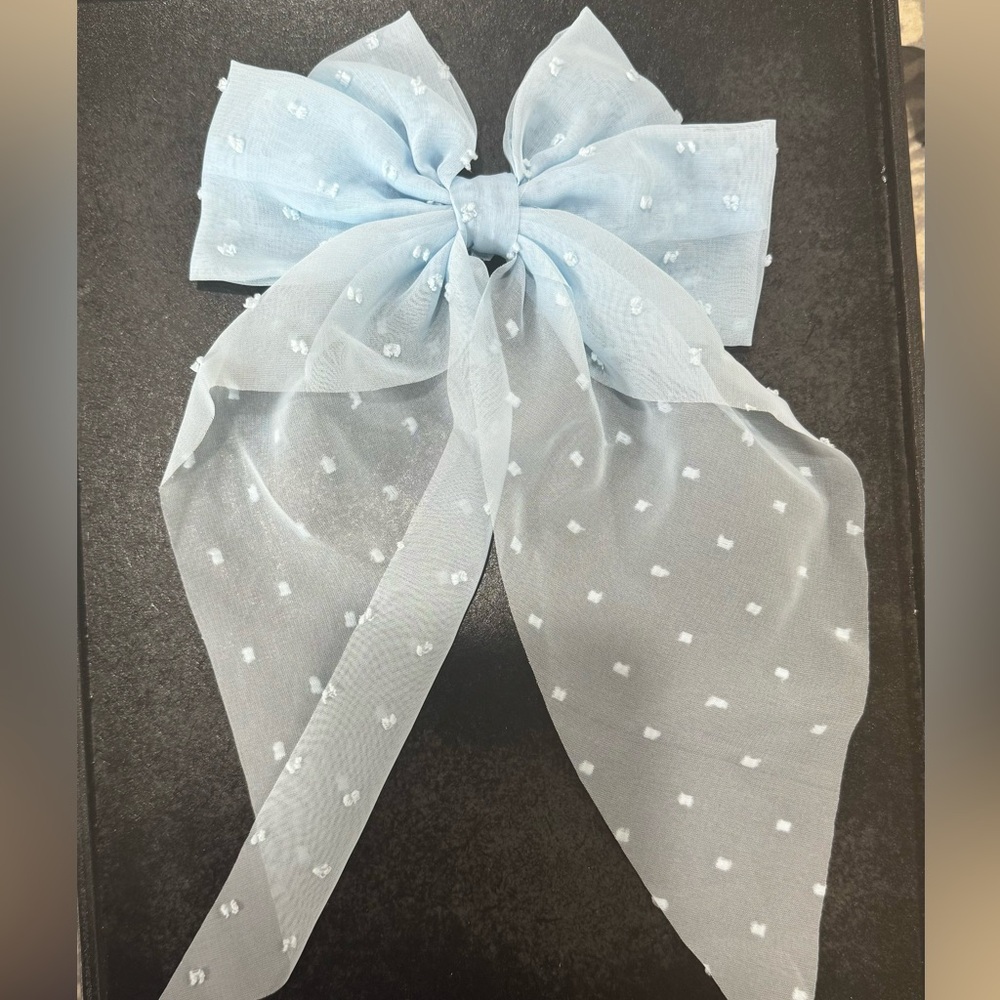 Light blue ribbon